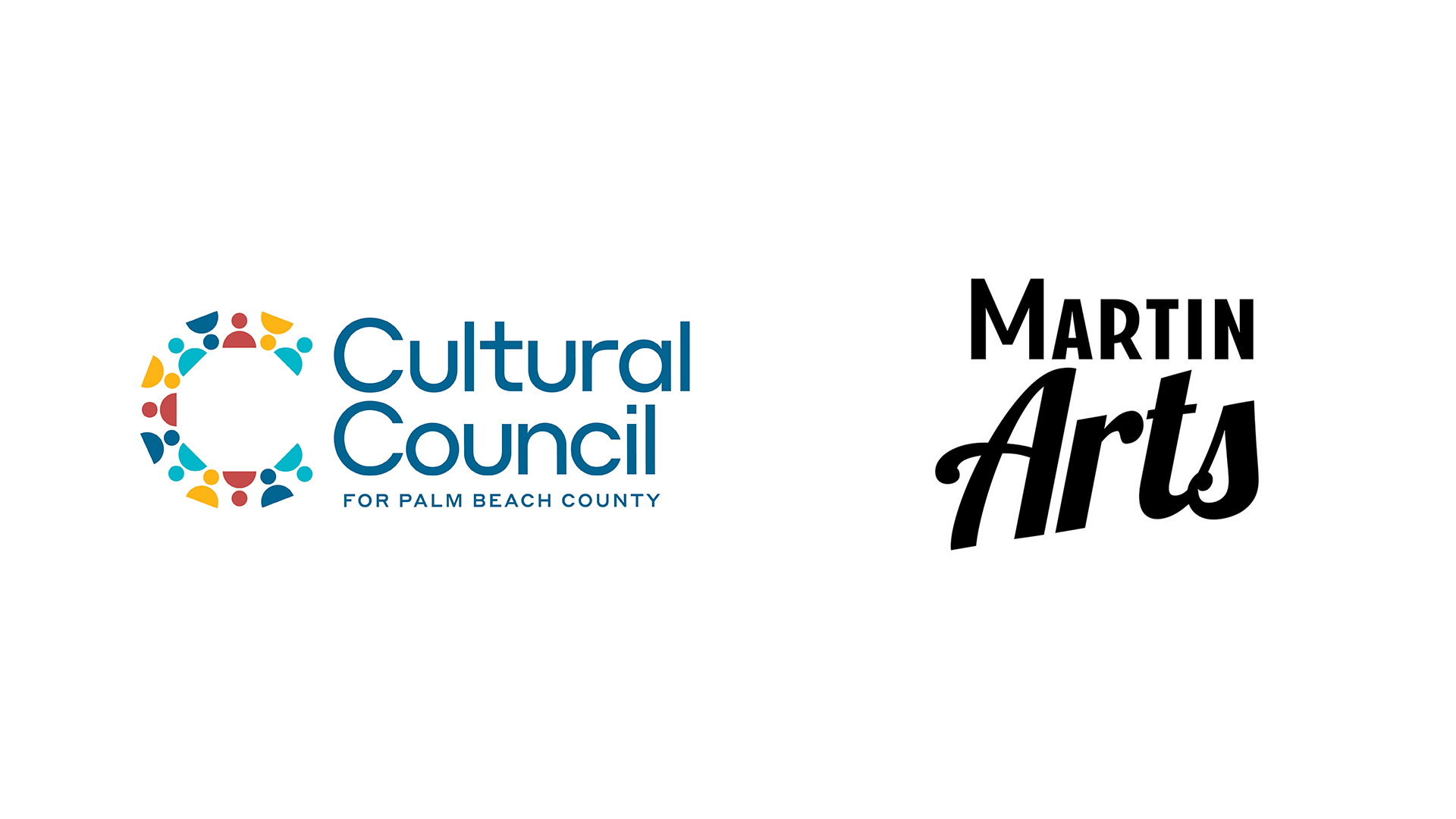 Cultural Council for Palm Beach County and Martin Arts Logos