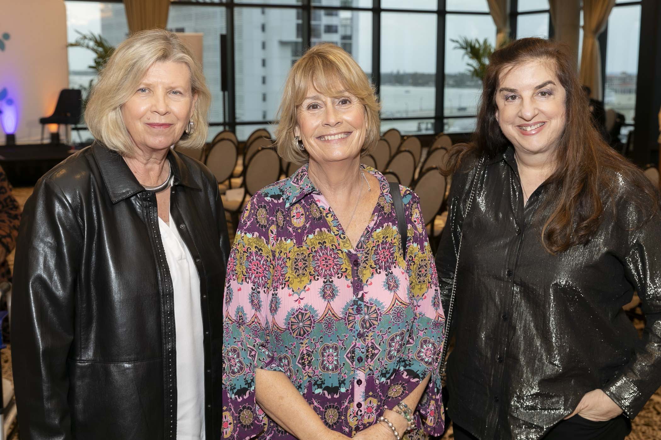 Joan Redmond, Justine Triebits, Sharon Geltner